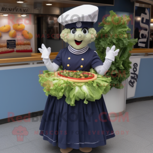 Navy Caesar Salat maskot...