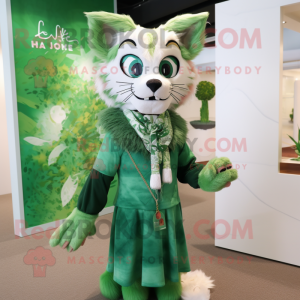 Green Lynx mascotte kostuum...