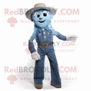 nan Aglet mascot costume character dressed with a Bootcut Jeans and Ties