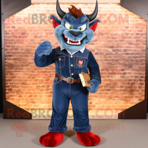 Navy Devil mascotte kostuum...