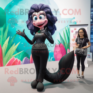 Black Mermaid mascotte...