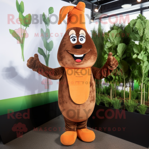 Brown Carrot mascotte...