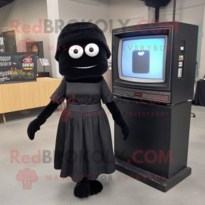 Black Television mascotte...