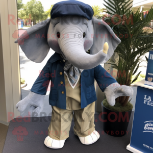 Navy Elephant mascotte...