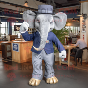 Navy Elephant mascotte...