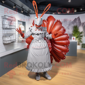 Sølv Lobster Bisque maskot...