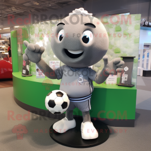 Gray Soccer Ball mascotte...