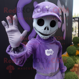 Lavendel Undead maskot...