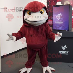 Maroon Frog mascotte...