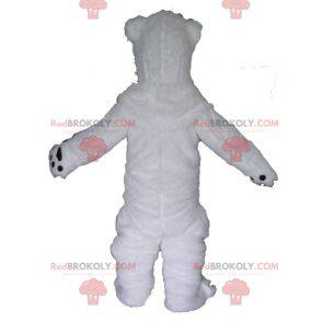 Very impressive and realistic white polar bear mascot -