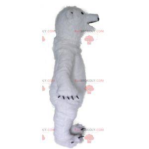Very impressive and realistic white polar bear mascot -