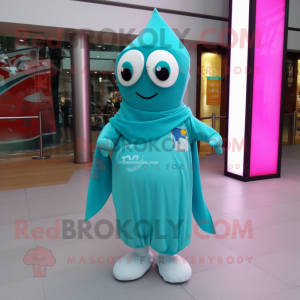 Turkis champagne maskot...