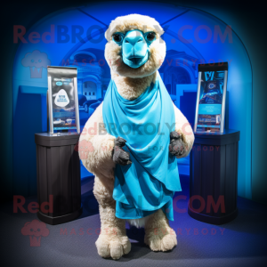 Cyan Camel mascotte kostuum...