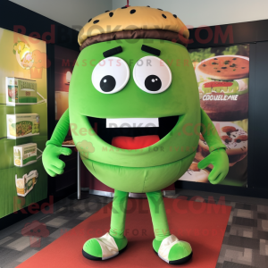 Green Burgers Maskottchen...