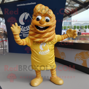 Gold Croissant maskot...