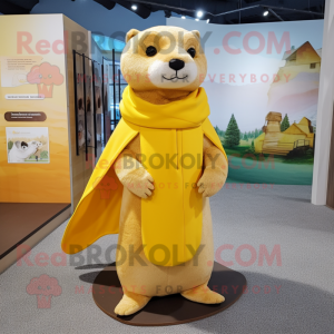 Yellow Otter mascotte...