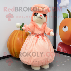 Peach Alpaca mascotte...