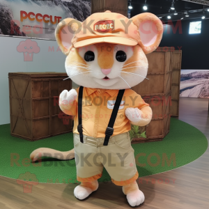 Peach Dormouse maskot...