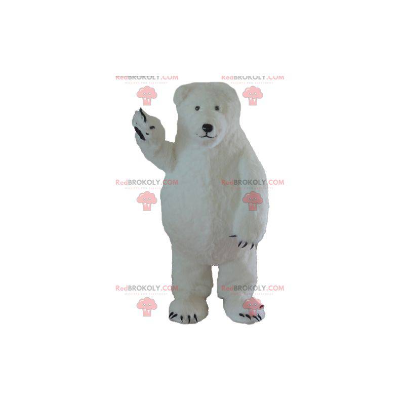 Mascote grande e peludo urso polar - Redbrokoly.com