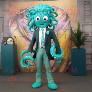 Teal Medusa mascotte...