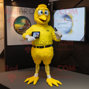 Yellow Crow mascotte...