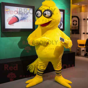 Yellow Crow mascotte...