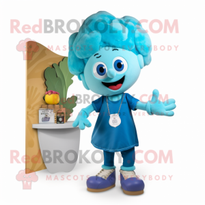 Cyan Cauliflower mascotte...