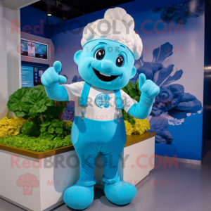 Cyan Cauliflower mascotte...