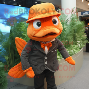 Oranje Zalm mascotte...