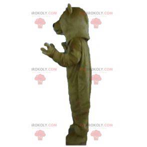 Mascotte orso bruno gigante e molto realistico - Redbrokoly.com