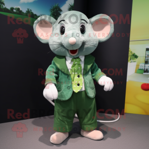 Green Mouse mascotte...