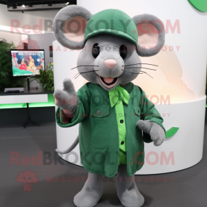 Green Mouse mascotte...