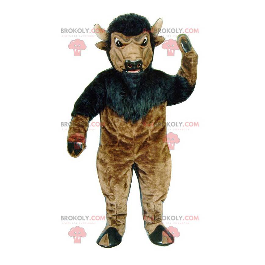 Giant brown and black buffalo buffalo mascot - Redbrokoly.com Giant brown and black buffalo buffalo mascot - Redbrokoly.com