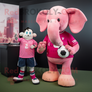 Pink Elephant maskot...