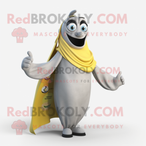 Gray Baa mascotte kostuum...