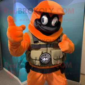 Orange Marine Recon maskot...