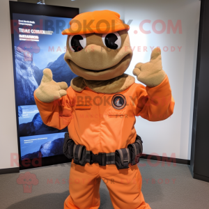 Orange Marine Recon maskot...