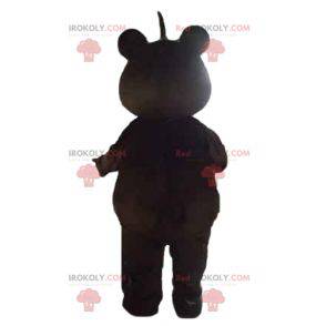 Mascotte d'ours en peluche marron et beige - Redbrokoly.com