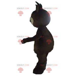 Mascotte dell'orsacchiotto marrone e beige - Redbrokoly.com