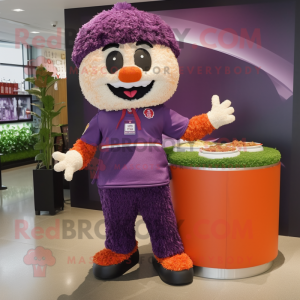 Postava maskota Purple...