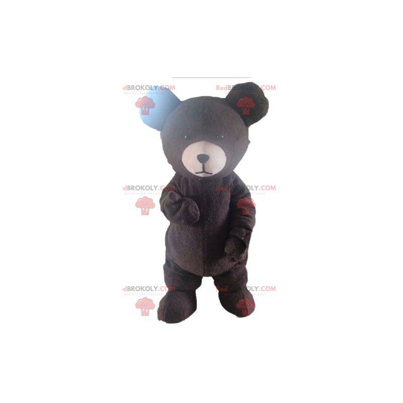 Großes braunes und weißes Bärenmaskottchen - Redbrokoly.com Großes braunes und weißes Bärenmaskottchen - Redbrokoly.com