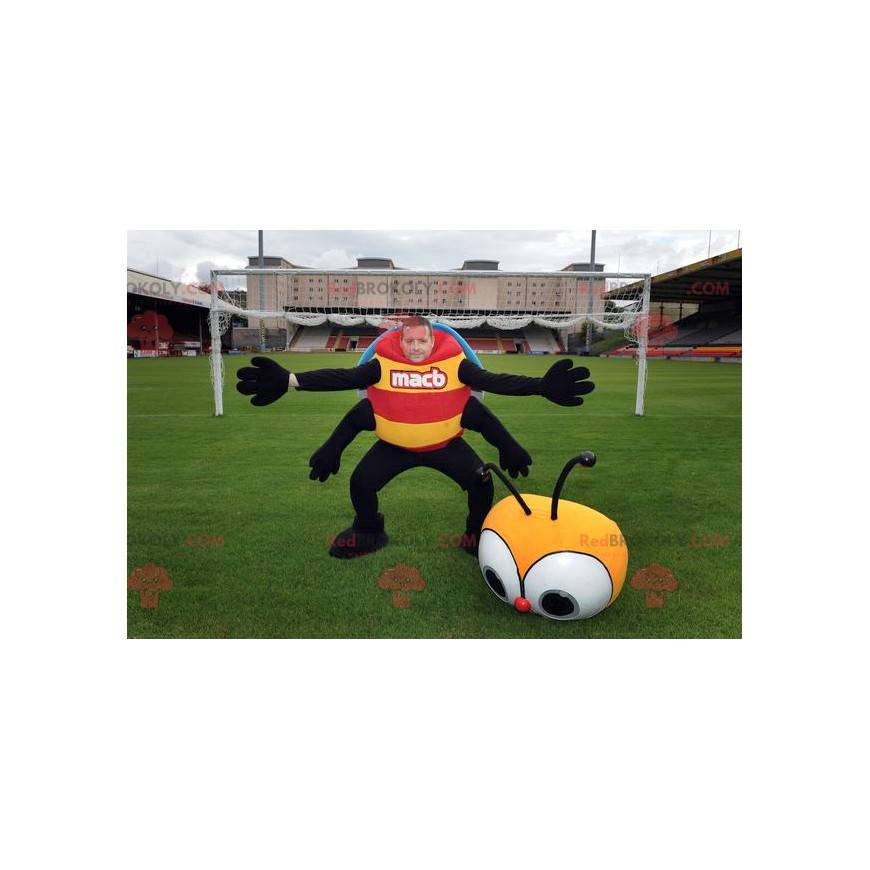 Ladybug insect mascot yellow red blue and black - Redbrokoly.com Ladybug insect mascot yellow red blue and black - Redbrokoly.com