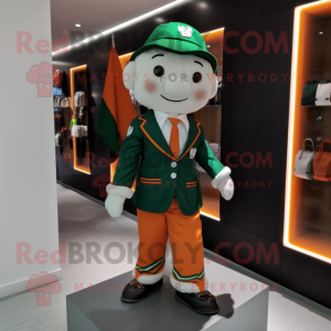  Irsk Flag maskot kostume...