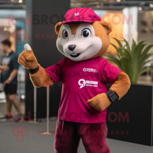 Magenta Mongoose mascotte...