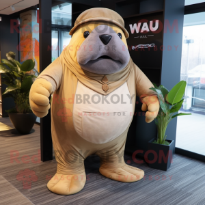  Walrus mascotte kostuum...