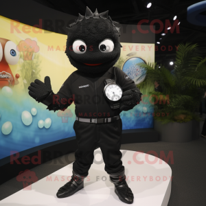 Black Cod maskot kostume...