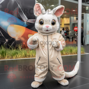 Beige Chinchilla mascotte...