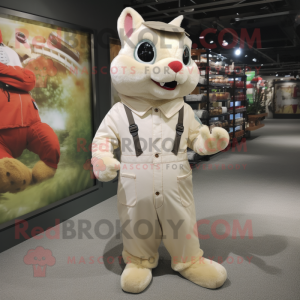 Creme Egern maskot kostume...