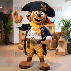 Postava maskota Tan Pirate...