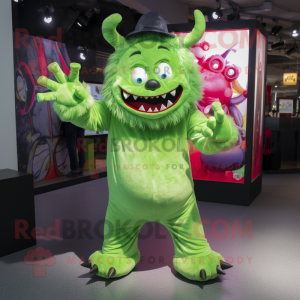 Lime Green Demon mascotte...